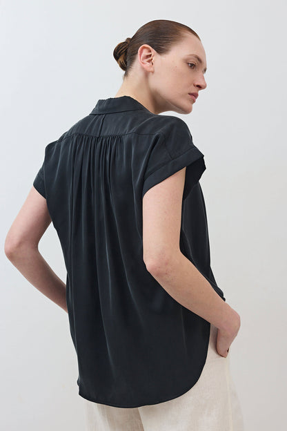 The Nonchalant Oversized Silk Blouse