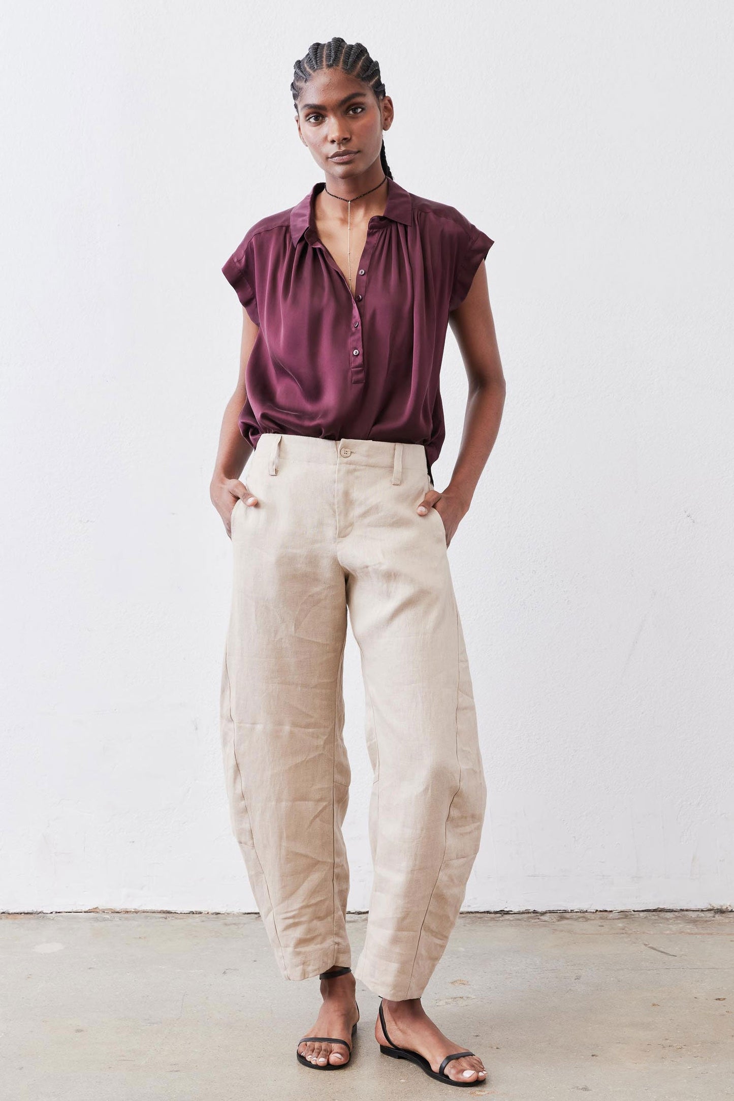 The Nonchalant Oversized Silk Blouse