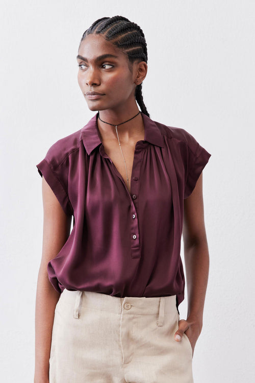The Nonchalant Oversized Silk Blouse