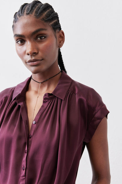 The Nonchalant Oversized Silk Blouse
