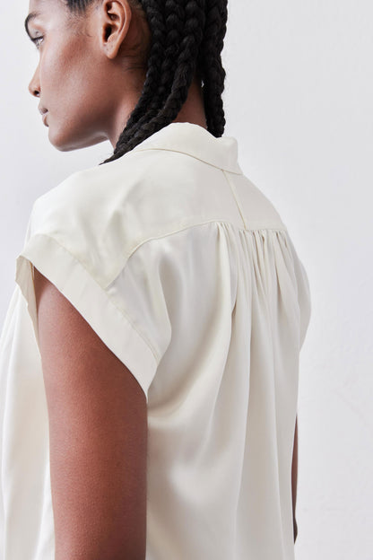 The Nonchalant Oversized Silk Blouse