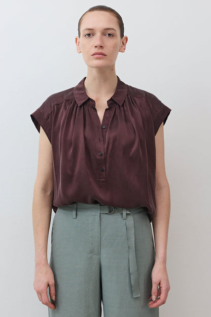The Nonchalant Oversized Silk Blouse