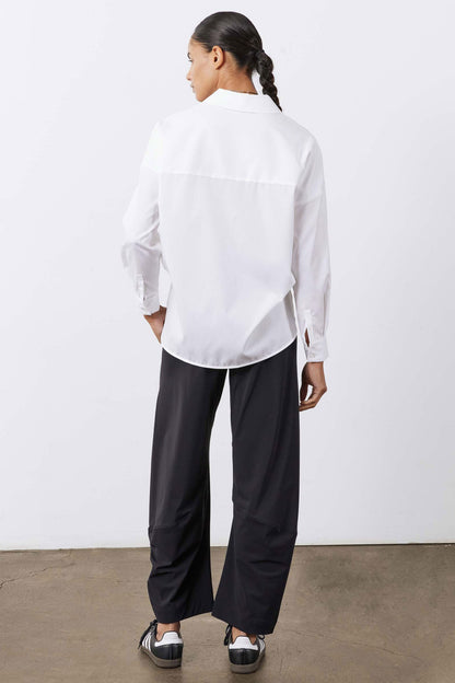 Non-Iron Refine Oversized Tunic