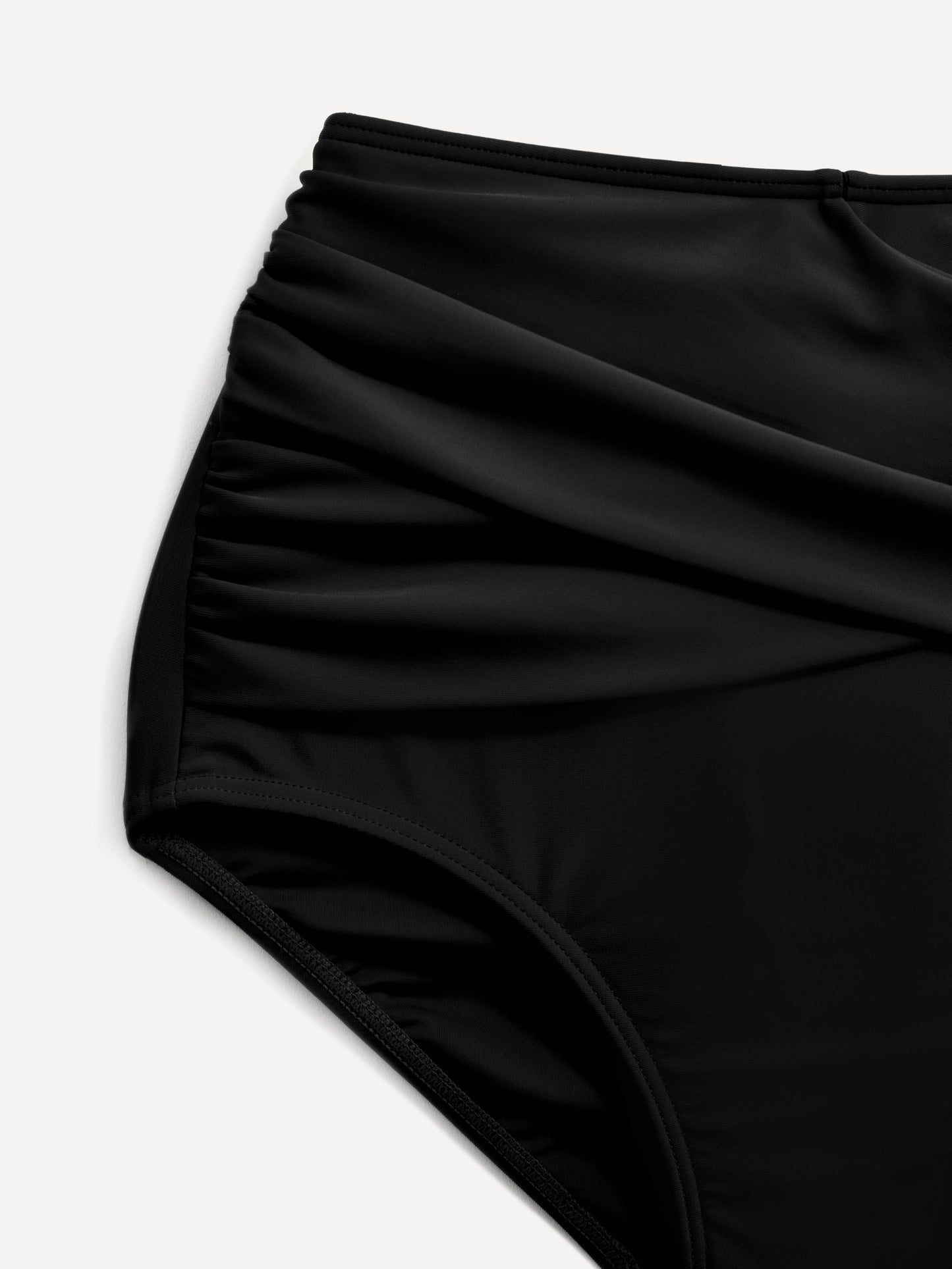 Palma Black Bandeau High Waisted Bikini