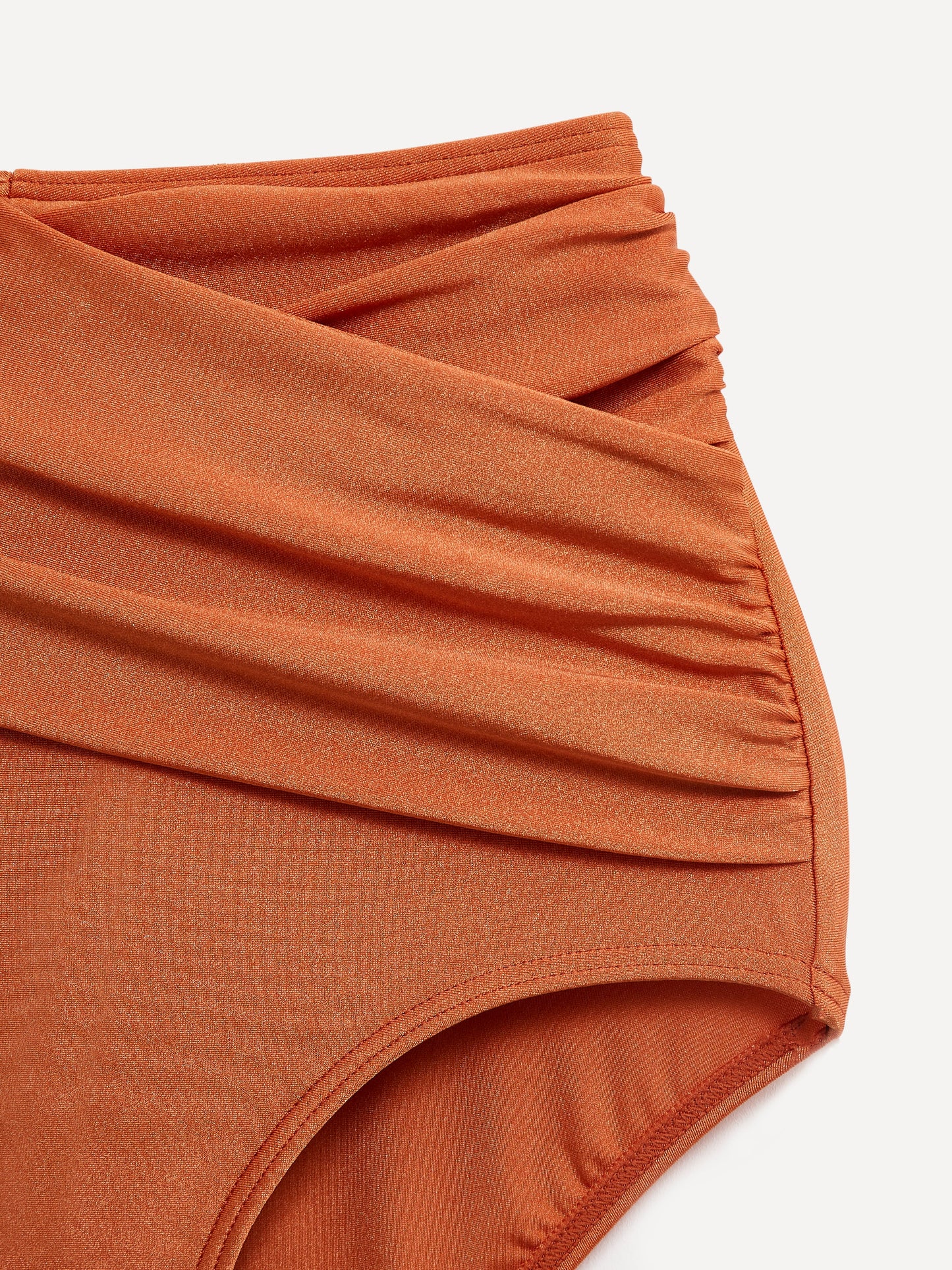 Palma Rust Bandeau High Waisted Bikini