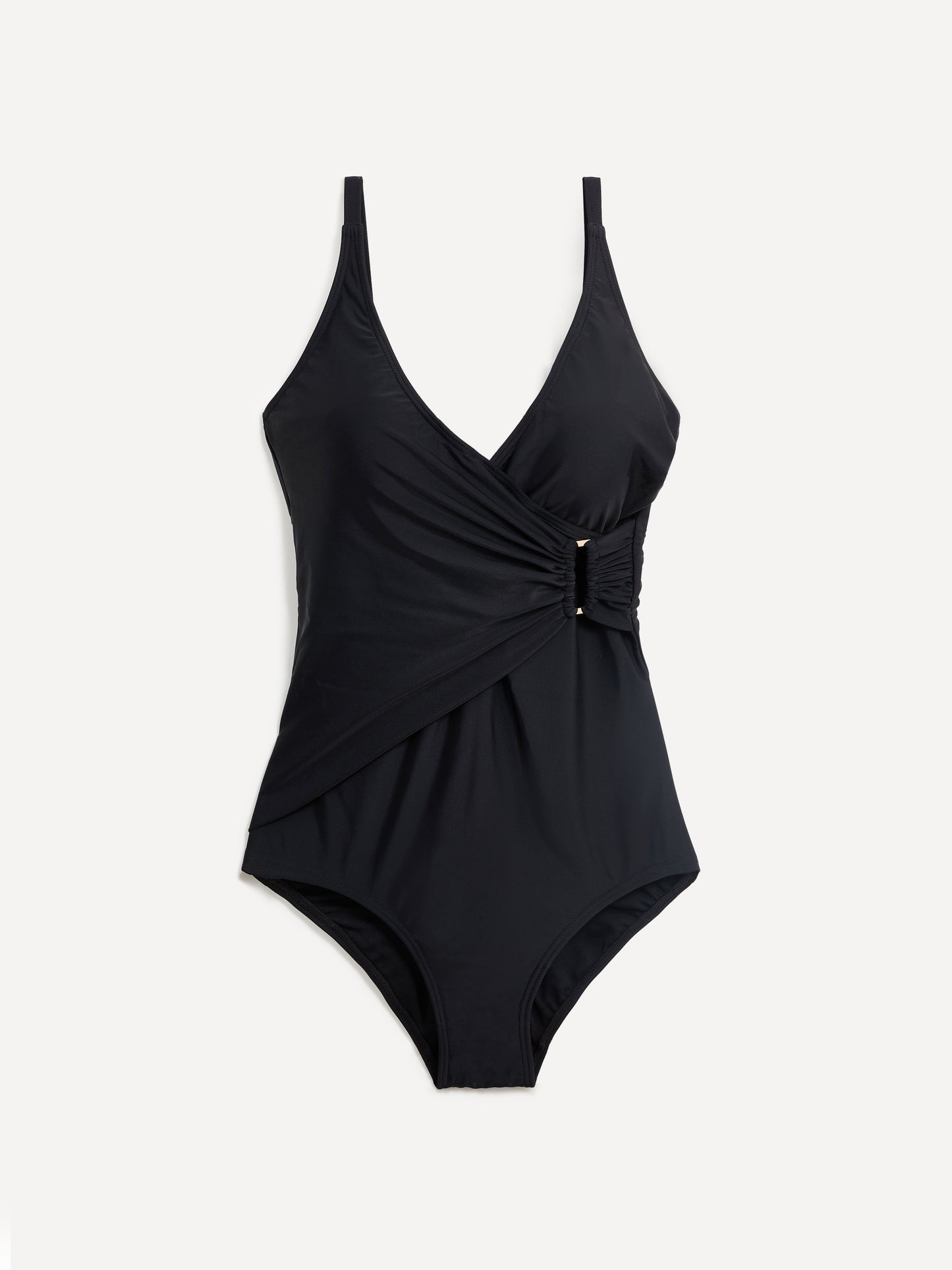 Paloma Linzi Swim Black Wrap Swimsuit