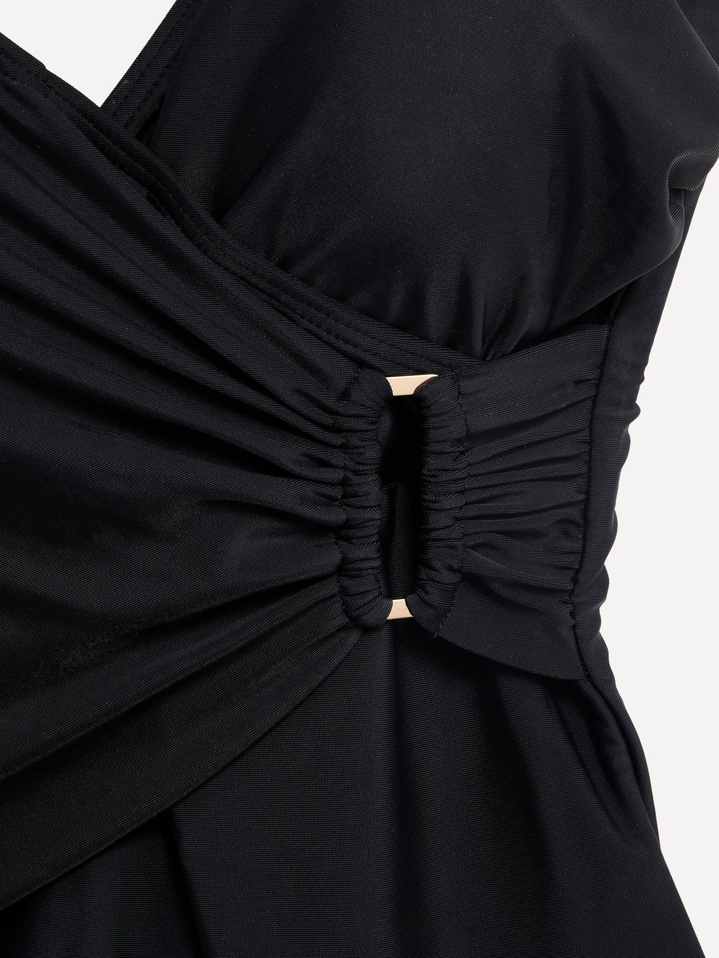 Paloma Linzi Swim Black Wrap Swimsuit