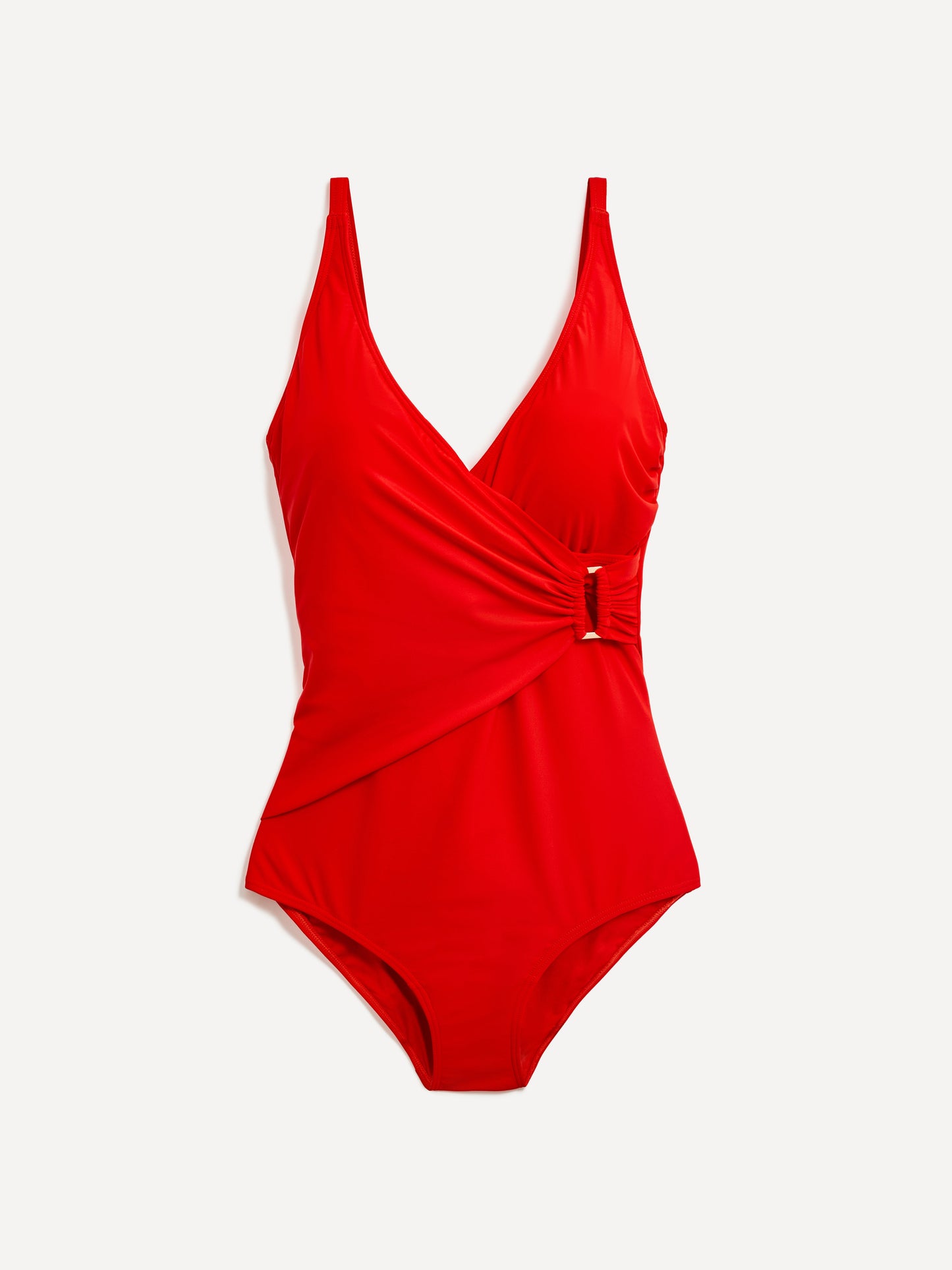 Paloma Linzi Swim Red Wrap Swimsuit