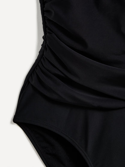 Paros Black Halterneck Swimsuit