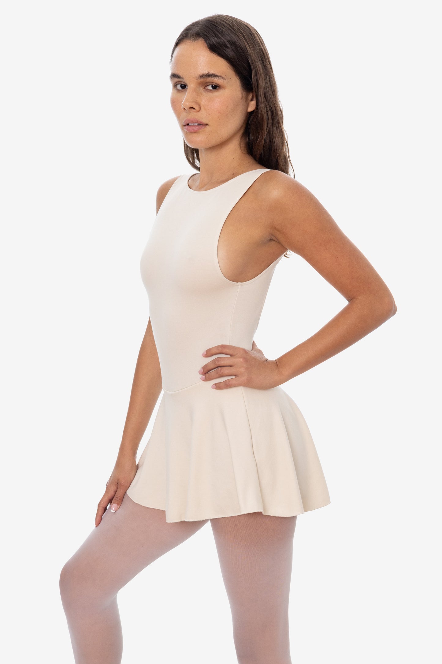 PON413 - Ponte Boatneck Ballerina Skirted Leotard