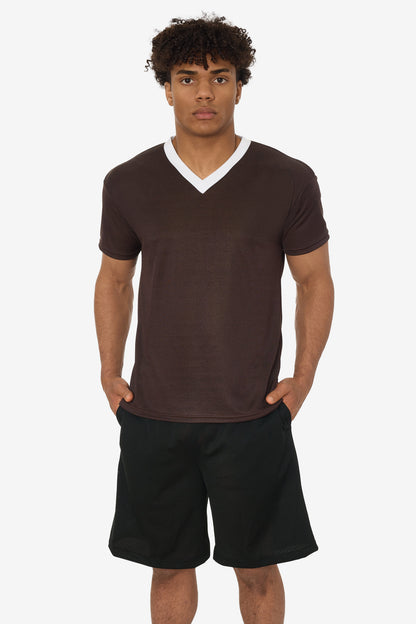 PPQ56 - Boxy Fit V-Neck Tee