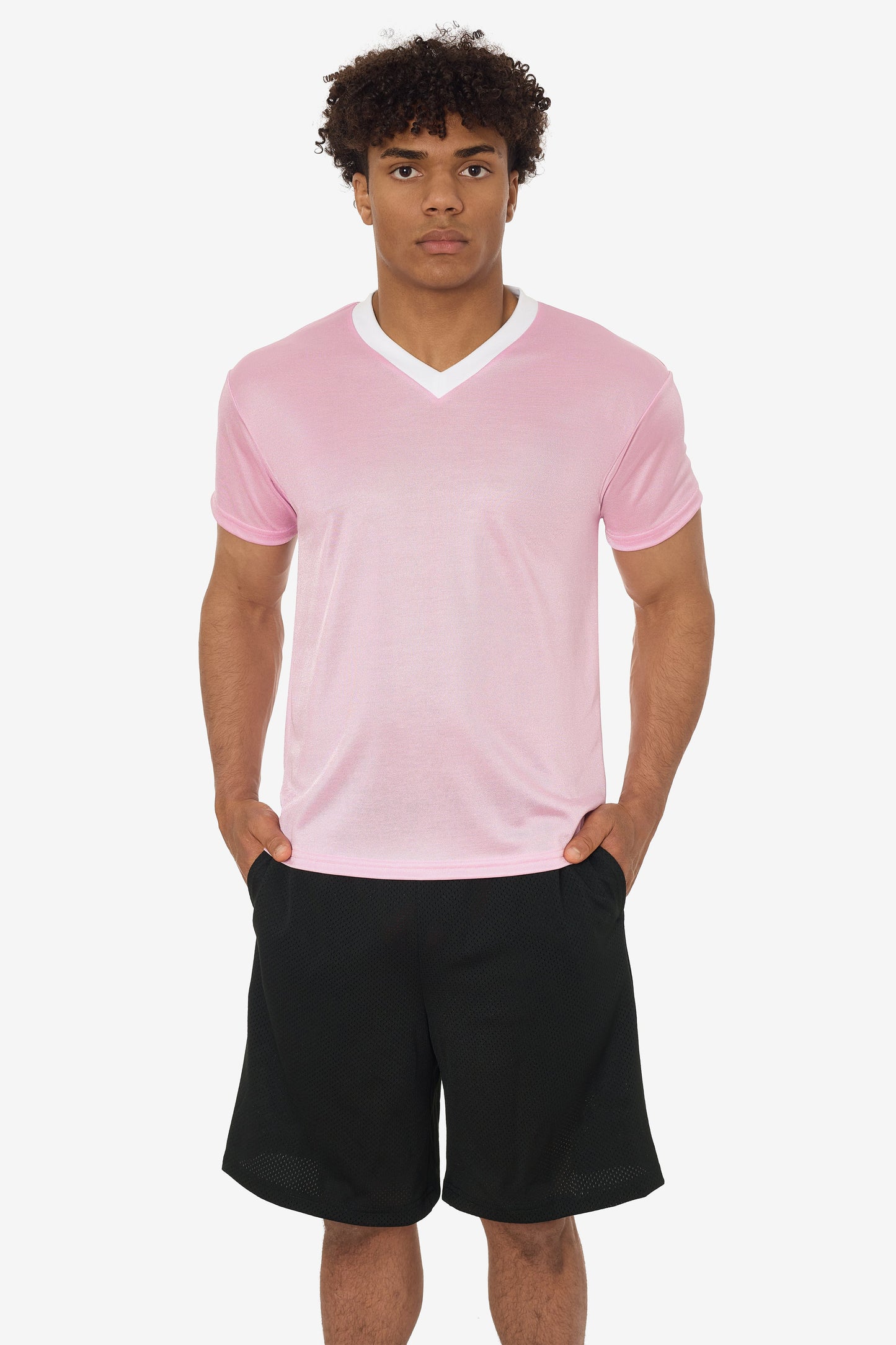 PPQ56 - Boxy Fit V-Neck Tee