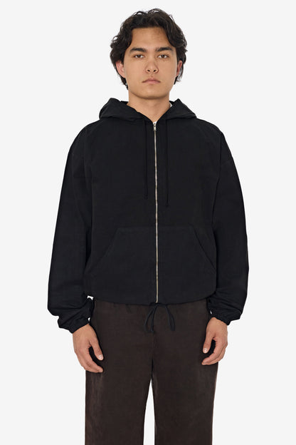 RJC410GD - Cotton Poplin Zip-Up Hooded Jacket