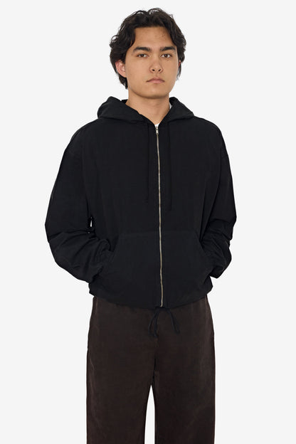 RJC410GD - Cotton Poplin Zip-Up Hooded Jacket