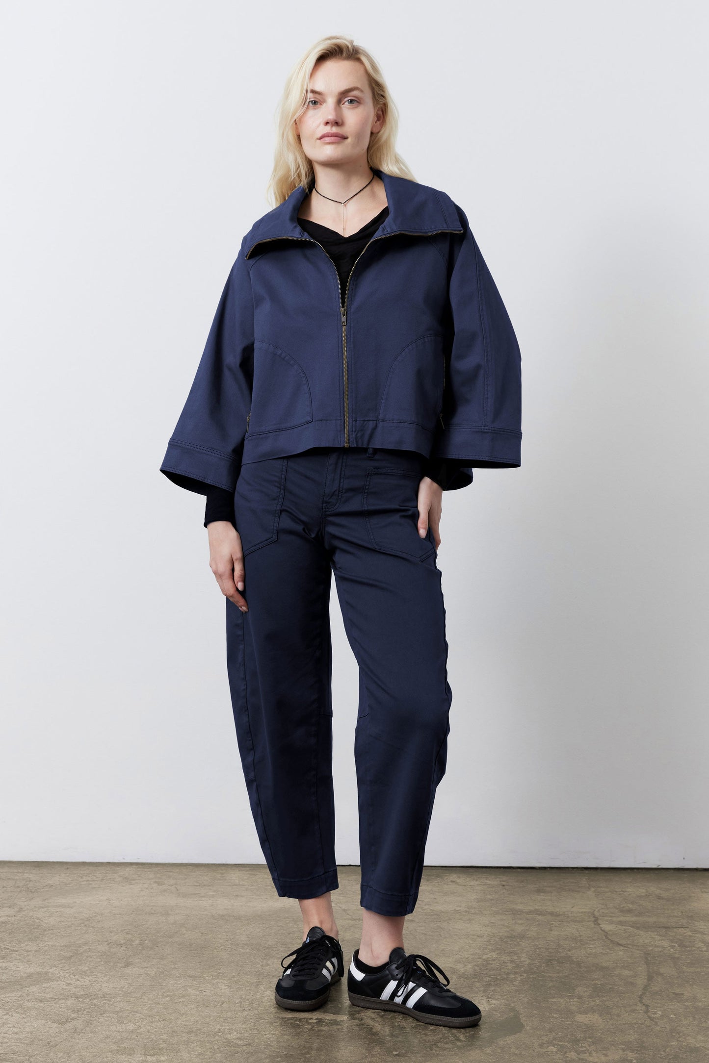 The Soft Twill Swing Jacket