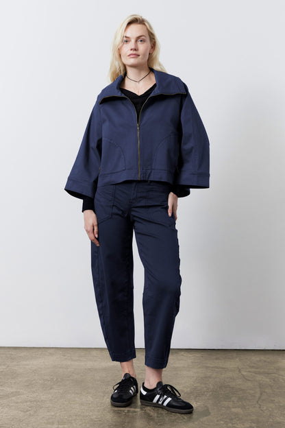 The Soft Twill Swing Jacket