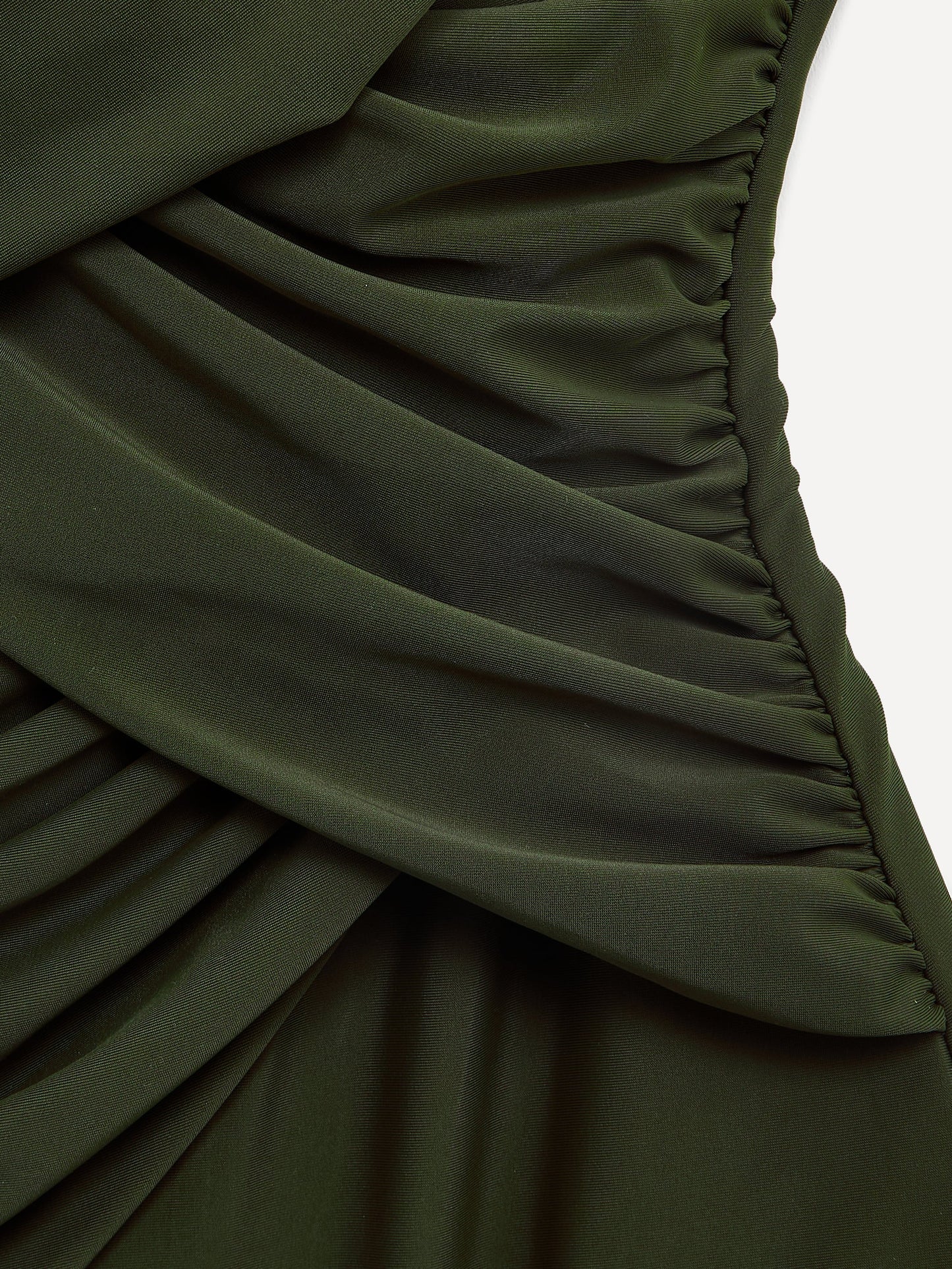 Sorrento Khaki Draped Swimsuit