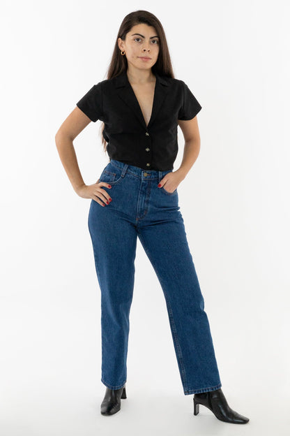 RDNW08 - Straight Leg High Waisted Jean