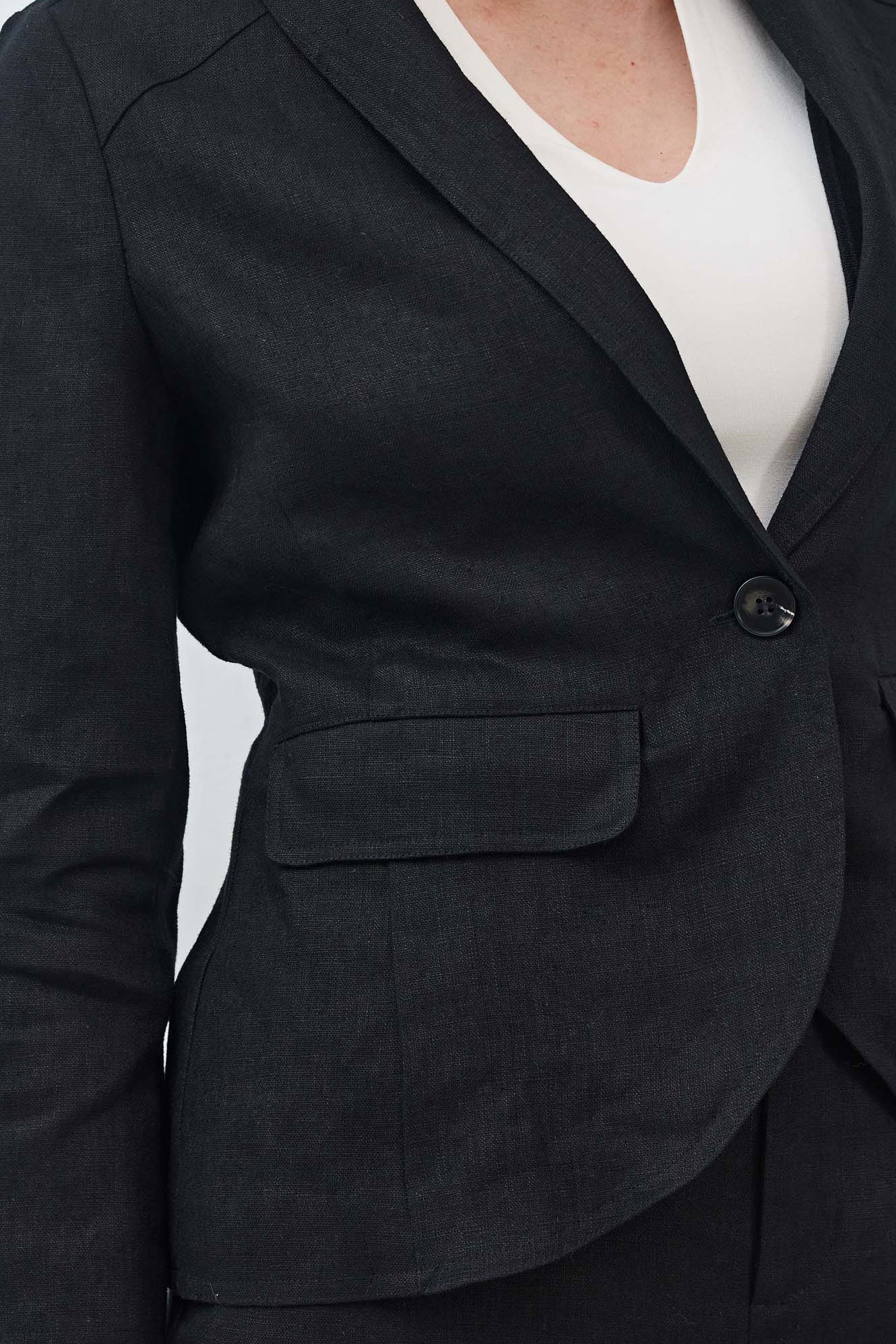 The Cropped Tulip Hem Blazer