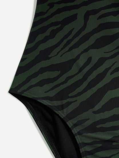 Tulum Zebra Print One Should Swimsuit