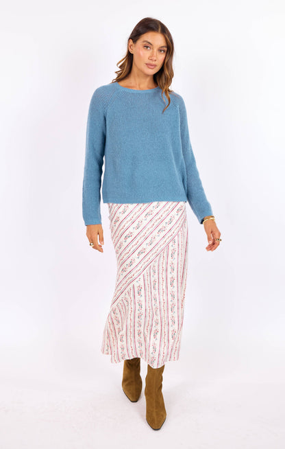 fountain open back sweater