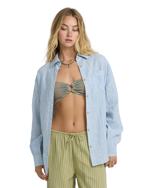 wanderer printed button up