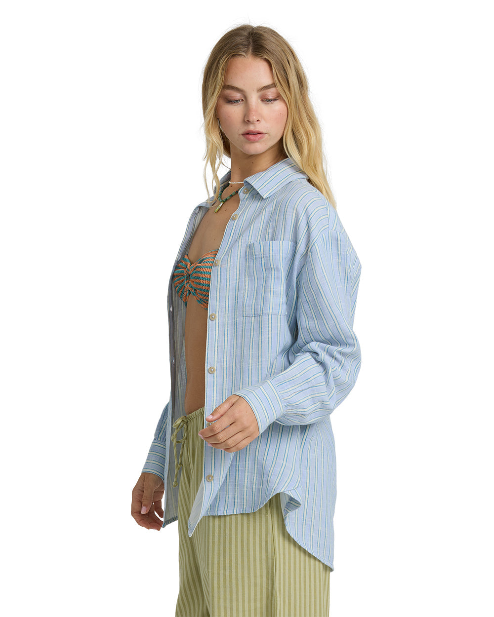 wanderer printed button up