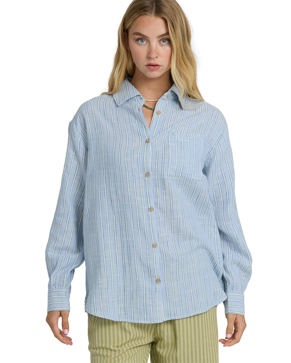 wanderer printed button up