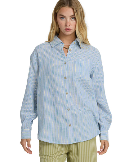 wanderer printed button up