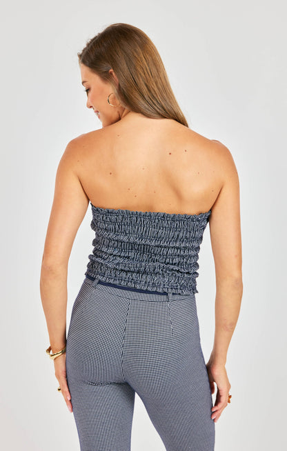 frankie smocked tube top