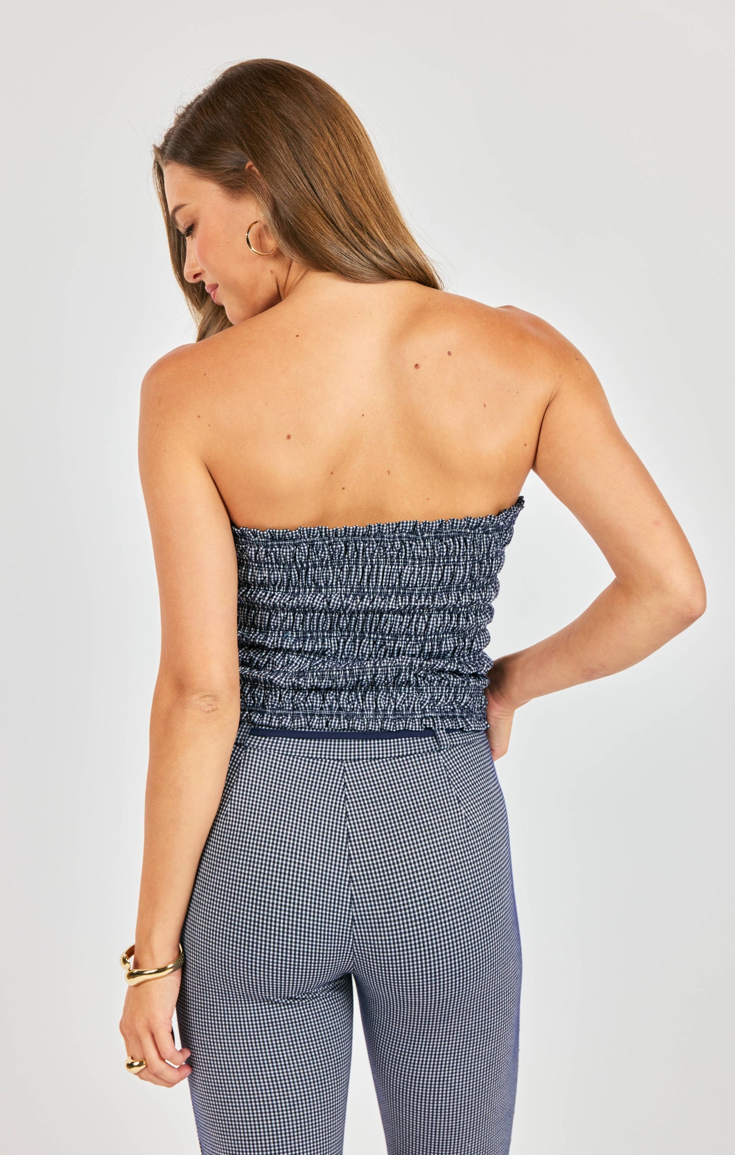 frankie smocked tube top