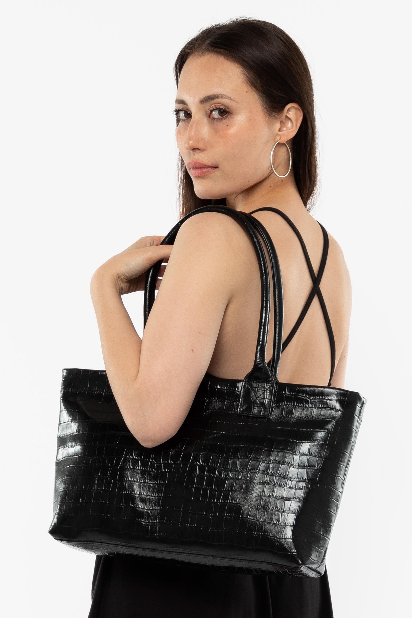 RLH3493 - Crocodile Weekday Tote Bag