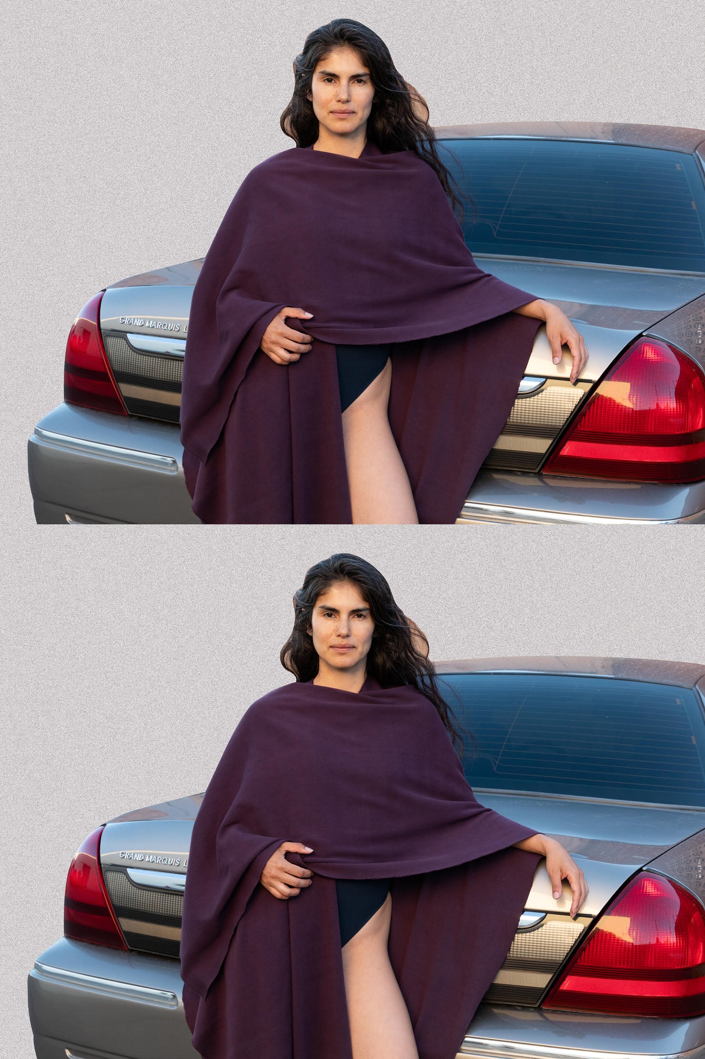RHFR399GD - Heavy Cotton Rib Poncho