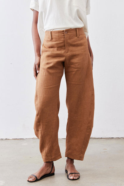 The Uptown Loose Linen Pants