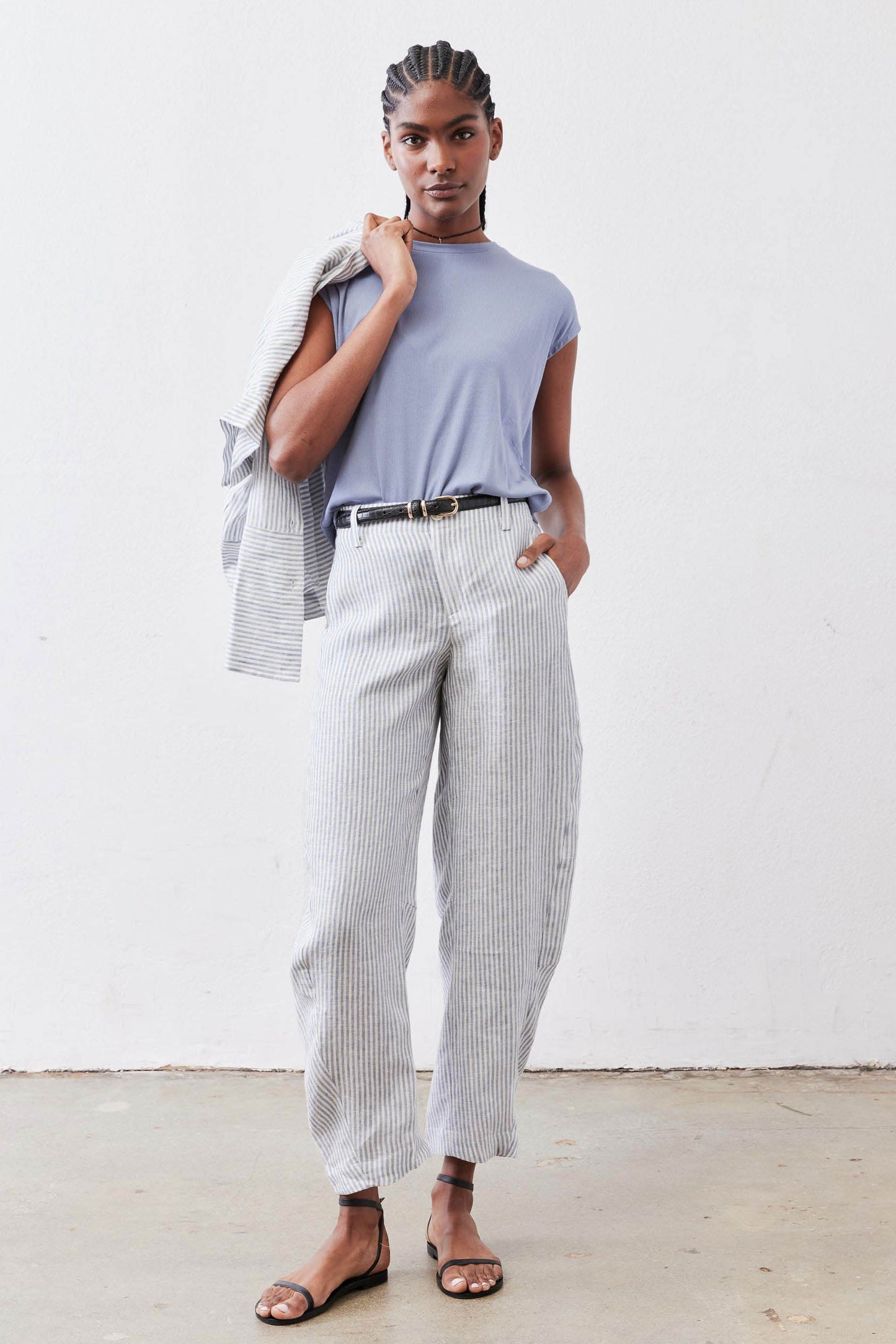 The Uptown Loose Linen Pants