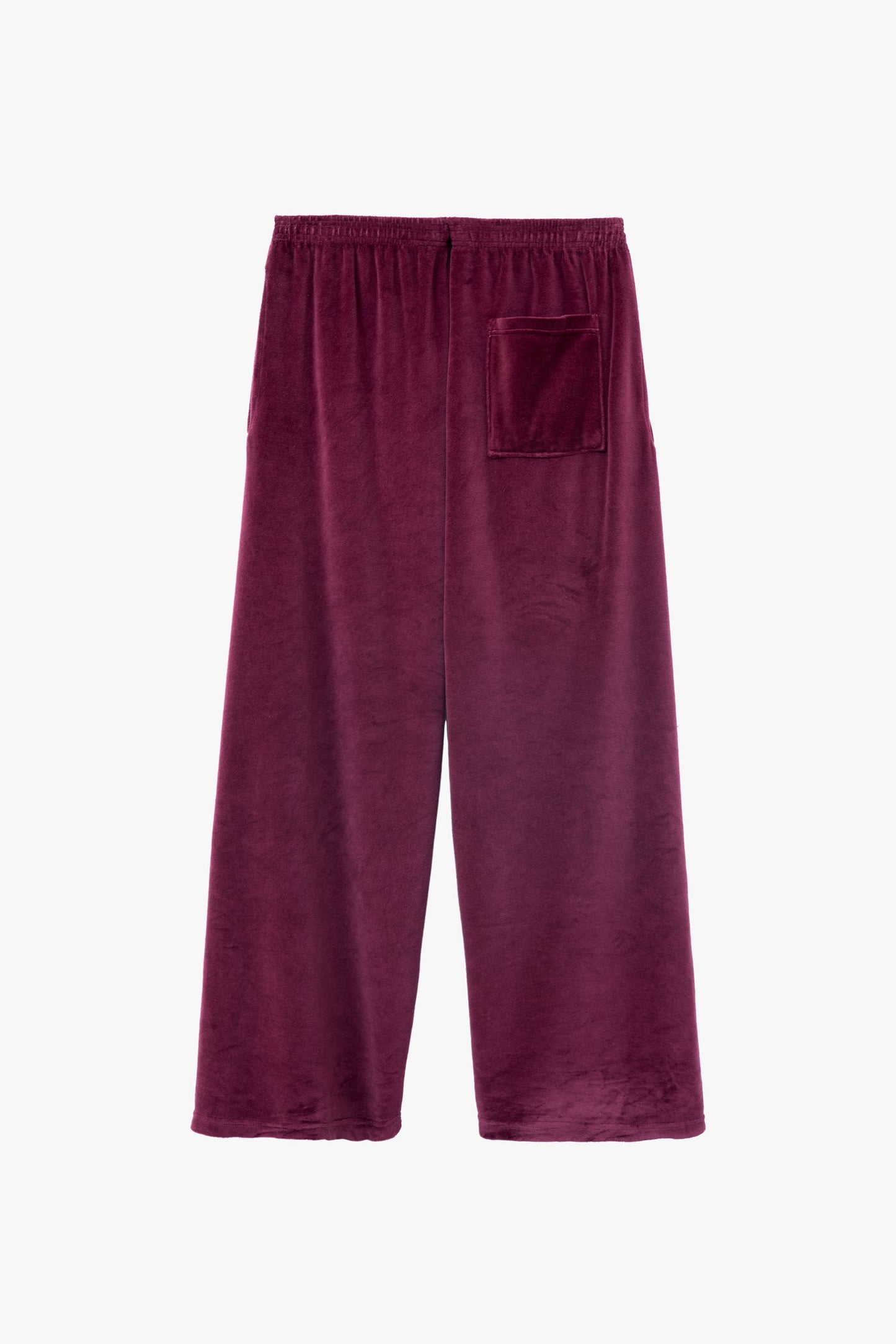 VLR445GD - Garment Dye Velour Open Bottom Sweatpants