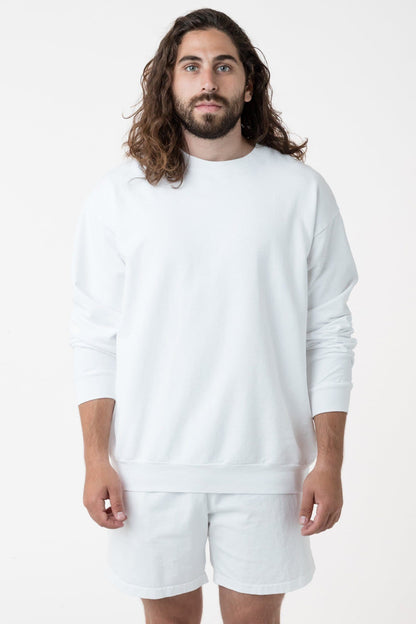 MWT07GD - Long Sleeve Garment Dye French Terry Pullover