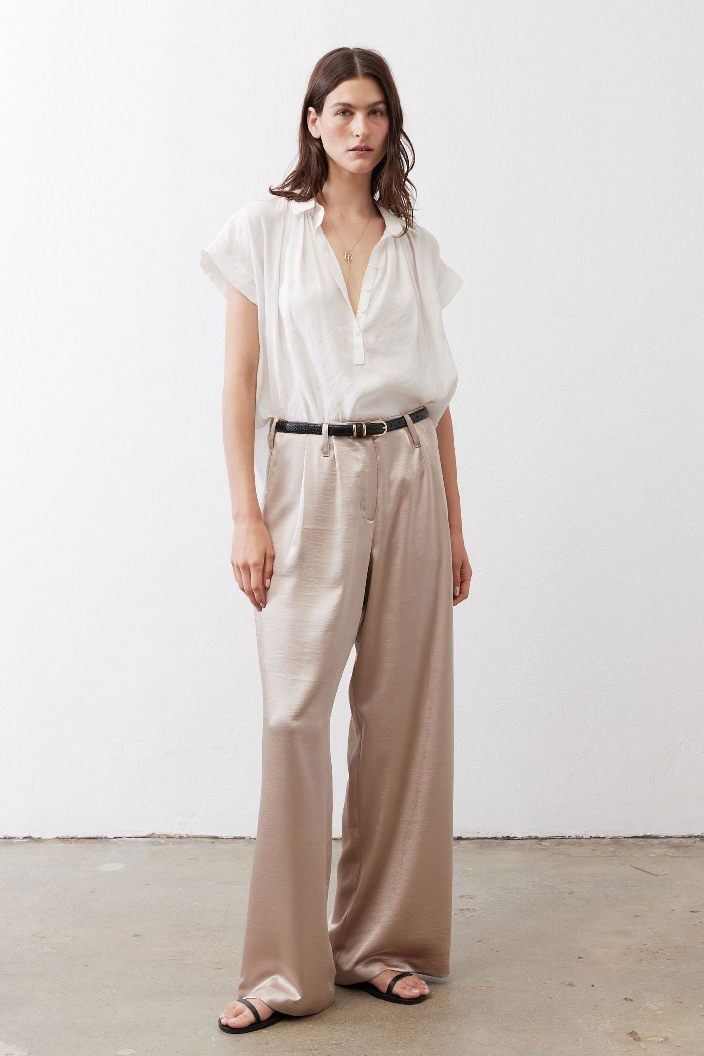 The Nonchalant Oversized Voile Blouse