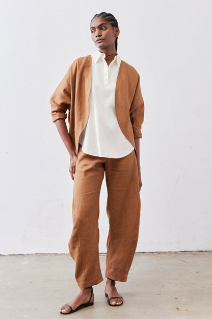 Zephyr Linen Cocoon Cardigan