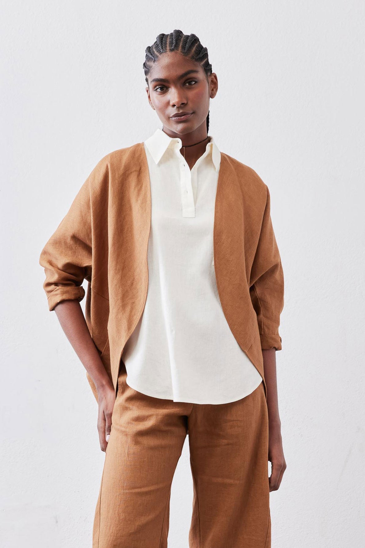 Zephyr Linen Cocoon Cardigan